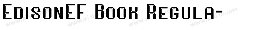 EdisonEF Book Regula字体转换